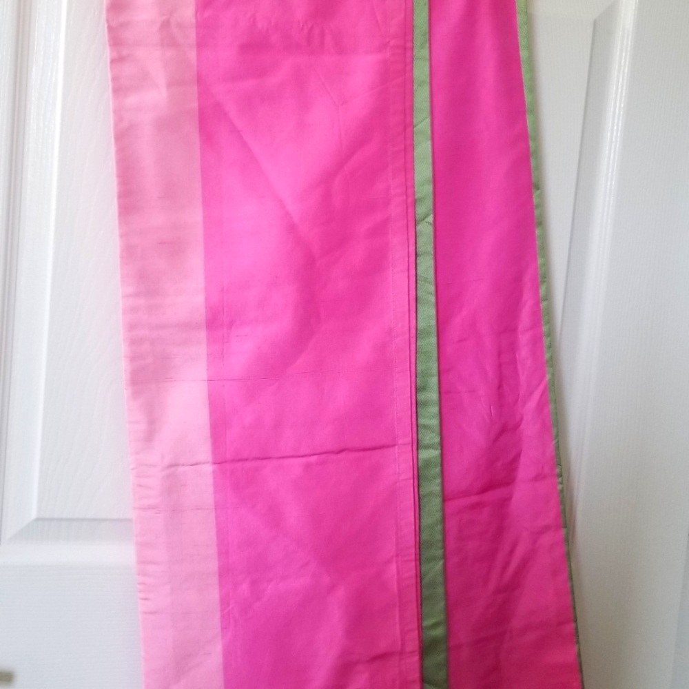 Pottery Barn kids silk curtains